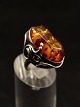 Sterling Silver Ring with amber