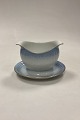 Bing and Grondahl Ballerina, Gold Gravy Bowl with fixed Saucer No. 311