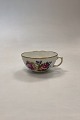 Royal Copenhagen Full Saxon Flower Teacup No. 1551