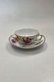 Royal Copenhagen Full Saxon Flower Small Teacup
