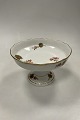Royal Copenhagen Art Nouveau Pattern No. 225 Geranium Pedistal Bowl No. 2004