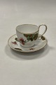 Royal Copenhagen Art Nouveau Pattern No. 225 Geranium Coffee Cup with high 
handle No. 9113
