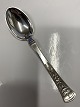 Orchide / Orkide Te / kaffeske i Sølv
Længde 11,8 cm