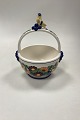 Royal Copenhagen Golden Summer Bowl with Handle