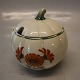 Pumpkin Marmelade Bowl ca 11 x 12 cm Aluminia Copenhagen Calendula (Morgenfrue)  
Faience Dinnerware