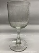 Rødvin pokal hjorteglas fra Kastrup glasværk, med smukt smukt slebet mønster.