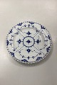 Royal Copenhagen Blue Fluted Full Lace Dinner Plate No. 1084