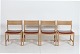 Børge MogensenSet of 4 oak chairs BM 72