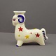 Aluminia: Christmas deer made in faience
