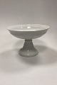 Royal Copenhagen White Fan Footed Bowl No. 11549