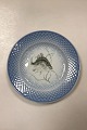 Bing and Grøndahl Blue Tone Fish Plate motif 7 Crucian carp No. 716 - 
CHIPED/WORN