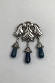 Tidlig Georg Jensen Sølv Broche No. 132
