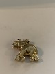 Elephant Charms / Pendant in 14 carat goldHeight: 21.17 mm.