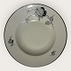 Black roseCopenhagen porcelain paintingSmall deep plate*DKK 50