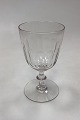Holmegaard Christian VIII Rødvinsglas gammelt med bred fod - 15,5 cm
