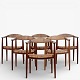 Hans J. Wegner / Johannes Hansen.JH 501 - Set of 6 