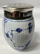 Strøbøsse Musselmalet Porcelæn. Højde 10 cm.SOLGT