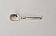 Lotus salt spoon in silver