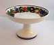 Royal Copenhagen. Golden Sommer. Kageskål på fod. Højde 13,5 cm. Diameter 21,5 cm