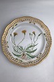 Royal Copenhagen Flora Danica Tallerken med gennembrudt kant No. 20/3526