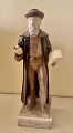 Johann Gutenberg figurine in porcelain from the Danish Typographers