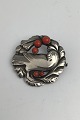 Georg Jensen Sterling Sølv Broche No. 123 (Koral) (1930 - 1945)
