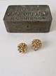 Flora Danica ear clip in gold-plated sterling silver