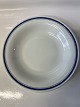 Bing og Grøndahl Jernporcelæn med blå og grøn kant Dyb tallerken Ø. 21,5 cm