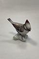 Lyngby Porcelæn Fuglefigur af Topmejse No. 77