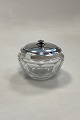 Georg Jensen Sterling Sølv og Baccarat Krystal Confiture Glas No. 486