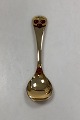 Georg Jensen Årsske 1997 i forgyldt Sterling Sølv