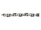 SølvArmbånd med blomster fra ca. 1940-1960