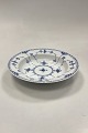 Royal Copenhagen Musselmalet Halvblonde Dyb tallerken No. 566