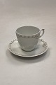 Royal Copenhagen Prinsesse Guld Espresso Kop med Underkop No. 054/055