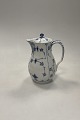 Royal Copenhagen Musselmalet Riflet Chokolade kande No. 30