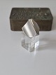Lapponia ring i sterlingsølv med detalje i guld, design Björn Weckström