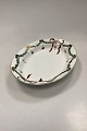 Royal Copenhagen Stjerne Riflet Jul Ovalt Fad No. 376