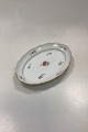 Meissen Porcelæn Ovalt Fad, Lille med Blomster Design