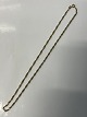 14 karat guld halskæde.Længde: 44,0 cm.