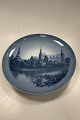 Kæmpe Royal Copenhagen Mindeplatte med Frederiksborg Slot No. 227/5285