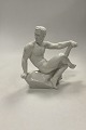 Dahl Jensen Blanc de Chine Figur Hercules No. 1179 af Jens Jacob Bregnø