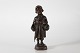 Elna Borch"Til marked i Staden"Brunpatineret bronze