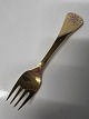 Georg Jensen Års gaffel 1988, Trævlekrone, sterlingsølv.Længde 14,8 cm.