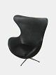 Ægget, Arne Jacobsen, new black leather
