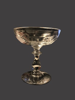 9 "Mathilde" champagne bowls from the renowned Danish brand Holmegaard