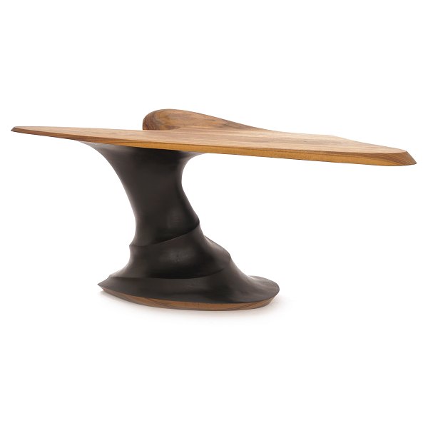 Morten Stenbæk, Denmark, coffee table, walnut. Signed. H: 48cm. Top: 48x106cm