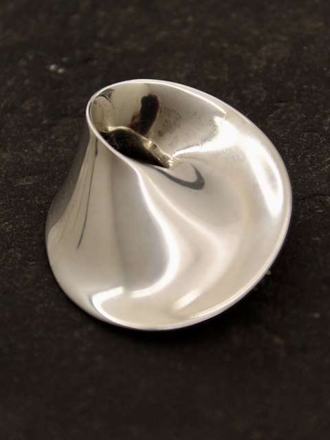 Georg Jensen Sterling Silver Möbius Brooch  # 374B