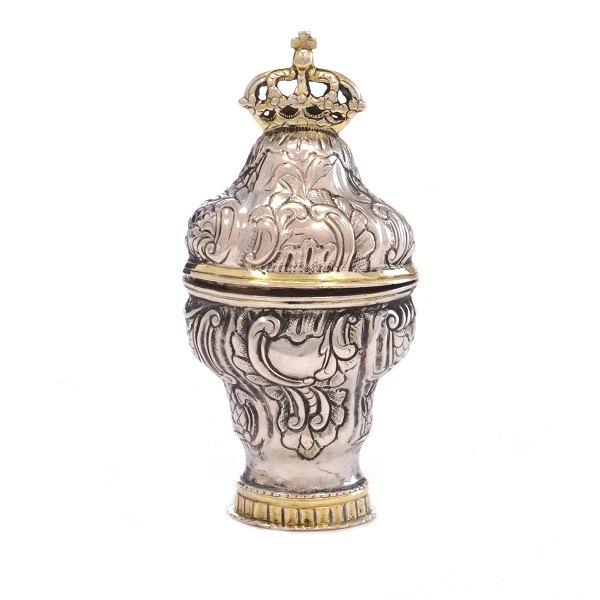 Danish silver vinaigrette by C. C. Holm, Nykøbing Falster, 1815-53H: 7,9cm